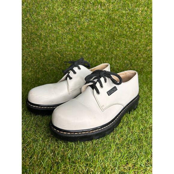 RARE Vintage Parachoc White‎ Military Combat Shoe 38 - Picture 2 of 12